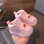 Laste v&auml;ikelaste kingad Kevad ja s&uuml;gis Uued poiste spordijalatsid Pehme tallaga Laste vabaajajalatsid T&uuml;drukute Velcro jooksujalatsid 22