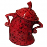 Attitude &otilde;hukindla kaanega kanister T&ouml;&ouml;laua kaunistus Multifunktsionaalne naljakas Akimbo toidu s&auml;ilituspurk konteiner K&ouml;&ouml;gitarbed kollane