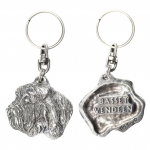 Petit Basset Griffon Vend&eacute;en - Silver-plated dog pendant, handbag decoration, backpack pendant by Art-Dog brand