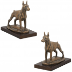 Dobermann, Doberman Pinscher, Dobie I - dog statue, figurine for office, trophy for dog show by Art-Dog brand
