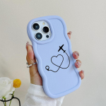 N68 Lennuki lennutrajektoori kunst Macaroon lainelise servaga telefoni&uuml;mbrised iPhone 16 Pro Maxile, Samsung S24 A35 A54-le, Xiaomi Redmi Note 13-le, Honor p&otilde;rutuskindel &uuml;mbris for iPhone 16 Plus