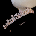 Mood Tiara Kroonid Lapsed T&uuml;druk Show Pruudi Ball Pruut Pruutneitsi Kingitus Pulmapidu Ehted Juukseaksessuaarid Diameter14cm