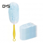 31 tk/komplekt tolmuharjaga mikrokiust tolmulapp 30 asenduspadjaga l&uuml;hikese k&auml;epidemega, vastupidav ja kohev tolmulapp Swifferi jaoks sinine