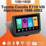 Android Carplay Autoraadio Toyota Corolla E110 VIII Luukp&auml;ra 1996-2002 jaoks Multimeediam&auml;ngija Pea&uuml;ksus Stereo GPS-navigatsioon BT WIFI 2+32GB 1+16GB