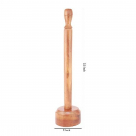 Puidust k&auml;sipress Ravi Pappugutti Paruppu Matu Dal Lassi Ghotni 34,29 cm
