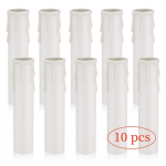 10 tk k&uuml;&uuml;nlapesa katted, kandelina alus, plastikust k&uuml;&uuml;nlakatted varrukad l&uuml;htri jaoks 10pcs