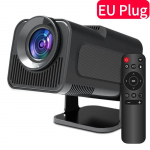 WIFI Kaasaskantav Projektor HD T&otilde;eline 1080P 4K 390ANSI Dual Wifi6 BT5.0 TV Kodukino Kino HY320 T&auml;iendatud Mobiiltelefoni Android jaoks EU-HY320 must