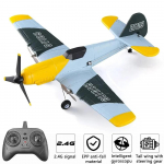 2024 UUS BF109 RC lennuk 2,4G 3CH EPP vaht kaugjuhtimispuldiga Fighter Fikseeritud tiivaulatustega Glider v&auml;litingimustes RTF RC Warbird lennuki m&auml;nguasjad kingitused sinine