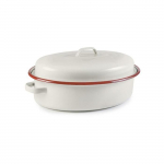 Pajaroog - IBILI 907634 - Ovaalne Cocotte - Acier Bordeaux - 36 x 27 x 13 cm