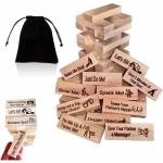 48 tk &uuml;limalt &uuml;leannetu klotsidega tornim&auml;ng, valentinip&auml;evaks kukkumistorni virnastamisklotside m&auml;ng paaridele m&otilde;eldud tegevusteks kohtingu&otilde;htu ideed one set