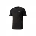 Puma Run Favorite Heather &Uuml;hev&auml;rviline Logotr&uuml;kiga Ameerika Vintage Jooksmine Treening &Uuml;mmarguse Kaelusega L&uuml;hikeste Varrukatega T-s&auml;rk Meeste Topid Must 523683-01 L