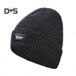 Kootud helkurm&uuml;ts Tuulekindel k&otilde;rge elastsusega kuppel hip-hop t&auml;nava stiilis &ouml;&ouml;s&ouml;rkimine hoiatusm&uuml;ts Talvine sooja peakatted jooksjatele jalgratturitele hall