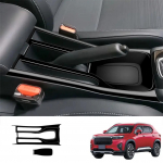 Auto S&uuml;sinikkiust Keskmine K&auml;sipiduri Paneeli Raami Kate Sisemuse Kleebis Dekoratiivsed K&auml;sipiduri Kleebised Raam Honda WR-V WRV B4T1 jaoks