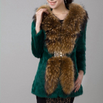 Tuulejope Kunst naarits karusnahast jope Naine talvine naiste imitatsioon rebasevillane krae mantel Korea mood, soojad &otilde;hukesed talvemantlid S veinipunane v&auml;rv