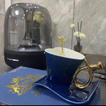 Retro keraamiline kohvikruus koos alustassidega kohvi- ja teekruuside jaoks Hiina poti rohelise tee komplektid T&auml;iskomplekt Teeware Teware Gaiwan 200ml