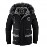 Meeste paks puuvillane mantel paksu karvakraega, puuvillane jakk XXXXXL