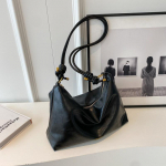 Retro PU-nahast kandekott Naistele Suure mahutavusega &otilde;lakotid Luksuslikud mood pruunid k&auml;ekotid Ostlemine 2024 Uus suur kaenlaaluse hulkur kott must