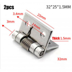2 tk isesulguv roostevabast terasest vedruukse hinge riistvara 1/1,5/2/2,5/3/4 tolli 1 Inch