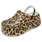 Moodsad JOKIHA Platvormkingad Naistele Vikerkaaretr&uuml;kiga K&otilde;rgust Lisavad Moodsad 5 CM K&otilde;rge Kontsaga Kingad Aia Kingad Naiste Sandaalid 5 leopard