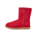 UGG Classic Short Suede Soojad Vastupidavad Libisemiskindlad Mugavad Pl&uuml;&uuml;sist Keskmise s&auml;&auml;rega Lumisaapad Naiste saapad Punane 1016223-KSS 37