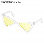 Kolmnurksed raamid peegelfoto rekvisiidid koerte p&auml;ikeseprillid kandilised prillid lemmiklooma prillid kasside prillid