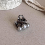 &Otilde;rn Crystal Cherry Mini V&auml;ike Juuksek&uuml;&uuml;s Metallist Rhinestone'i juuksen&otilde;elad Naiste Juuksekrabi klambrid Peakatted Juukseaksessuaarid &otilde;unaroheline v&auml;rv