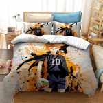 Haikyuu!! Voodipesukomplekt 3D Anime Pol&uuml;ester Tekikate Padjap&uuml;&uuml;rid Queen King Lastele Kingitus V&otilde;rkpalli Anime Tekikatted EU Single 135x200cm