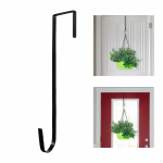 Door Hook for Wreath Display in Home Living Area Black_30.5cm