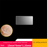 Kahepoolne k&otilde;rge viskoossusega &otilde;mblusteta l&auml;bipaistev kahepoolne kodutarvete kleebis Kevadfestivali paar Tugev liim 10 02