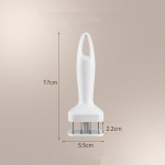 Roostevabast terasest k&auml;eshoitav &otilde;rna lihan&otilde;ela multifunktsionaalne k&ouml;&ouml;gipraad perforaator k&auml;sitsi majapidamises kasutatava katkise k&otilde;&otilde;lusega lihavasar valge