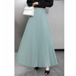 DX~~ Uus drapeeritud plisseeritud seelik pikk seelik naiste varakevad uus k&otilde;rge v&ouml;&ouml;kohaga drapeeritud seelik kevad ja s&uuml;gis v&auml;rviline seelik One size