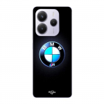 Coque - Maniacase - Xiaomi Redmi Note 14 5G - Logo M lumineux - Carbone - Souple