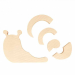 Puzzle en bois Escargot - 15 x 10,5 cm