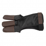 Vibulaskmiskindad Finger Tab Aksessuaarid Three Finger Guard PU-nahast vibulaskmiskindad Recurve jaoks S