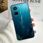 Shark Ocean Fish &uuml;mbris Realme C55 C53 C51 C35 C33 C30 C67 C21Y C25s C15 9 10 12 11 Pro Plus GT Neo5 kaanele Realme GT Neo5