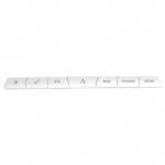 7 tk Multimeedia paneeli nupukatte kleebis H&otilde;bedane alumiiniumisulam Sobib Jaguar XF 2012?2015. aasta