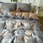 Aloe Vera puuvillane tekikate &ndash; &uuml;hekordne, 1,5 m/1,8 m, standardpikkus 2,2 m 2.2*2.4 Single Quilt Cover