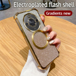 P&otilde;rutuskindel l&auml;bipaistev magnetr&otilde;ngaga telefonikate Honor Magic 4 5 6 Lite X9 X9A X9B 5G 50SE 50 60 70 80 90 100 200 Pro s&auml;delev kate Honor X9A 5G kuld