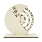 Youshengi p&uuml;sikalender, k&auml;sitsi p&ouml;&ouml;rlev ketaskalender, puidust &uuml;mmargune p&ouml;&ouml;rlev kalender lauakaunistus kodukontori sisekujunduseks pruun