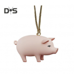 Armas sea ripatsiga auto sisekujundus naljakas v&auml;rvimuutev r&ouml;stitud p&otilde;rsa amulett, auto tahavaatepeegli ripats Pig