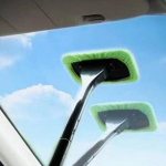 Autode tahavaatepeegli puhasti sisset&otilde;mmatav auto klaasipuhasti sisset&otilde;mmatav pika varda veepuhastaja kaasaskantav puhastust&ouml;&ouml;riist kogu s&otilde;iduki jaoks One Size roheline