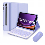 Samsung A9 Plus tahvelarvuti &uuml;mbris koos S9 FE eemaldatava Bluetooth klaviatuuri ja hiirega - A78 kaitsekate Tab S9FEplus/A9plus