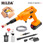 Hilda juhtmevaba k&otilde;rgsurve veep&uuml;stol: Kaasaskantav, liitiumakuga t&ouml;&ouml;tav autopesur ja majapidamispuhastusvahend. Single Battery