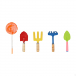 5 Pieces Kids Gardening Tools Garden Tool Kit Compact Anti Slip Grip Boys Girls Gift including