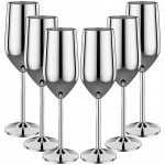 6 tk roostevabast terasest veiniklaasi purunematud metallist kokteiliklaasid 220 ml kokteilide ja veini joomiseks baaris Tass