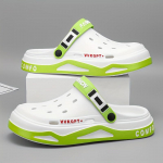 Mugavad Unisex EVA Casual libisemiskindlad sussid hingav sisetald ja pehme tallaga rannasandaalid 42-43 roheline