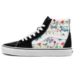 Vans Sk8-Hi Liblikas Lilleline Marshmallow Unisex Tossud VN0A5HXVUC0 35