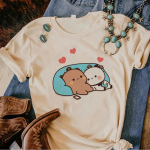 Bubu Dudu Graafilised T-s&auml;rgid S&auml;rgid Naistele Topid Topid Kawaii Riided Naiste Pluusid 2022 Suvised 4XL