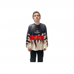 Adidas Originals 100 Thieves Ameerika V&auml;rviplokk Triibuline T&auml;hega Vabaaja &Uuml;mmarguse Kaelusega Mugav Pullover Huppar Meeste huppar Must JD8174 A/M