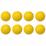 42,6 mm Golfipall PU Pehme Monokihtiline Golfi Treeningpall Siseharjutuste Tarvik Kollane 20 TK